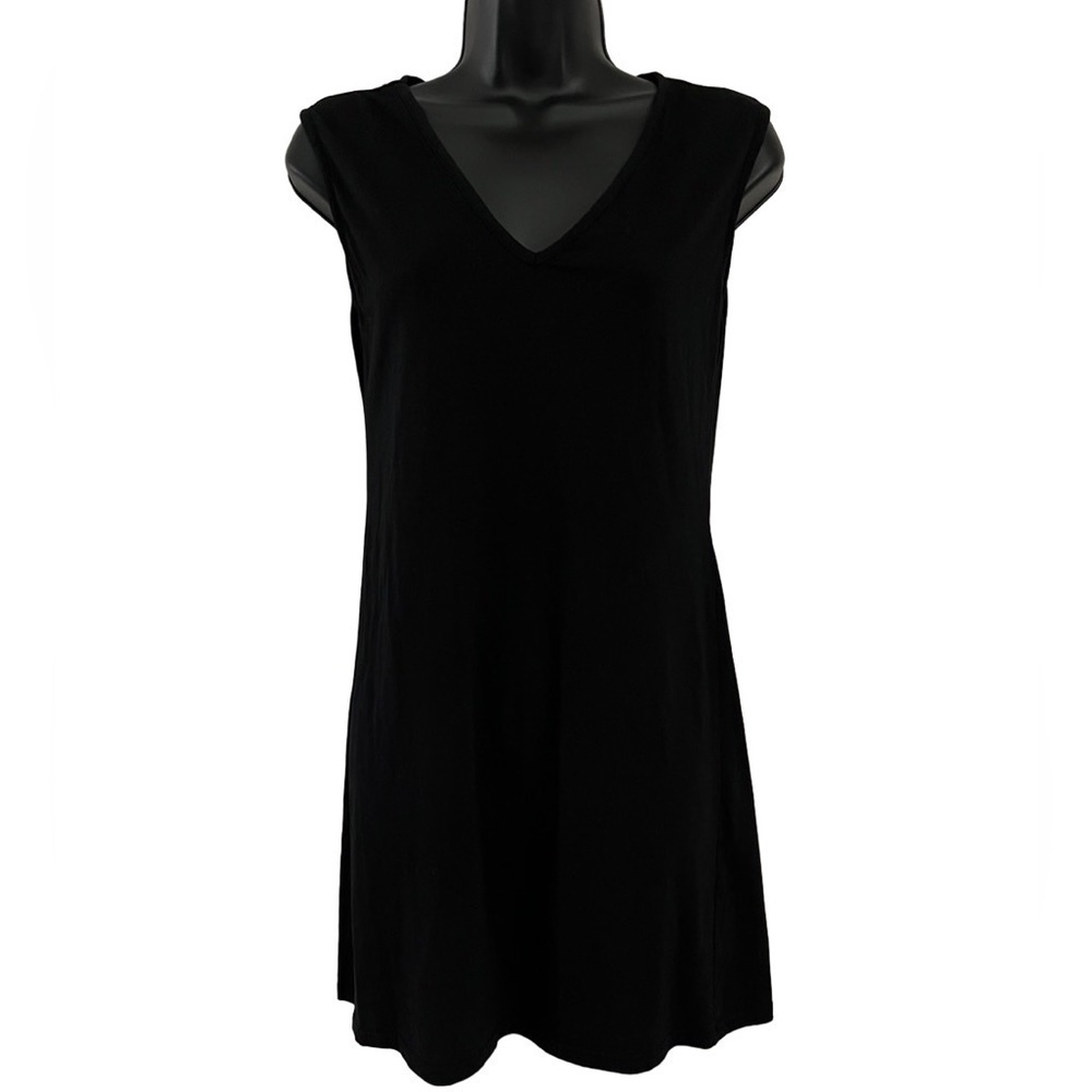 𝅺pico Black Dress V Neck Sleeveless